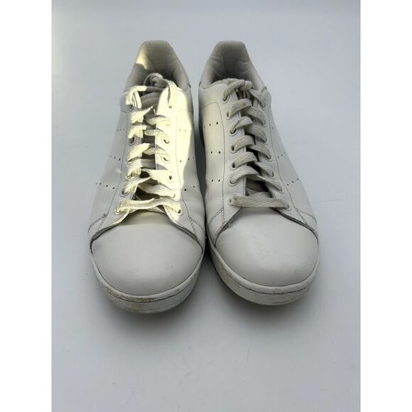 Adidas Sneaker Men's Size 11.5 White Lightweight Perforated Stan Smith lace Up - Picture 1 of 5